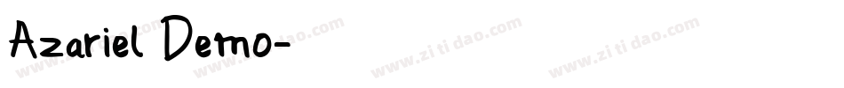 Azariel Demo字体转换